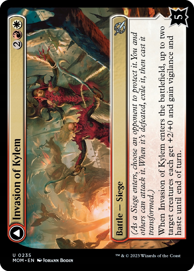 Mtg 2x Invasion of Kylem Foil (u)