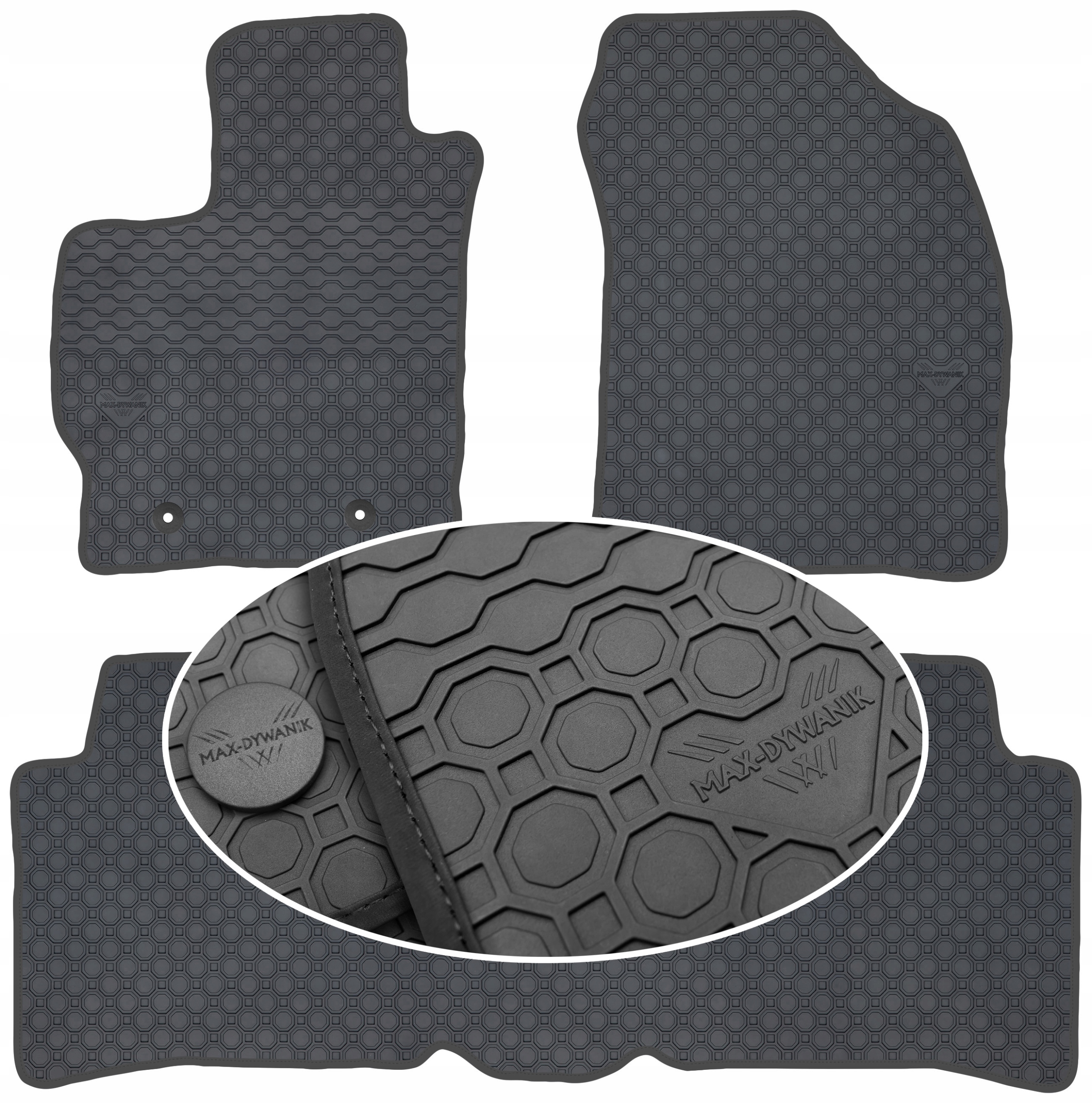 Toyota Prius III 2009-2015 Koberce Čierne