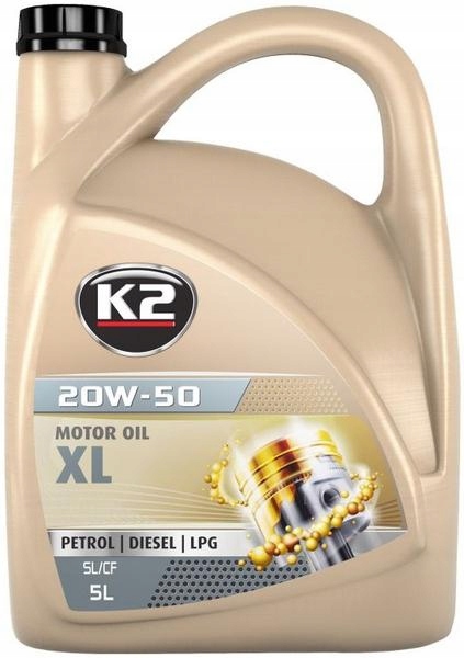 

K2 Texar 20W50 XL Motor Oil Api Sl/cf 5L