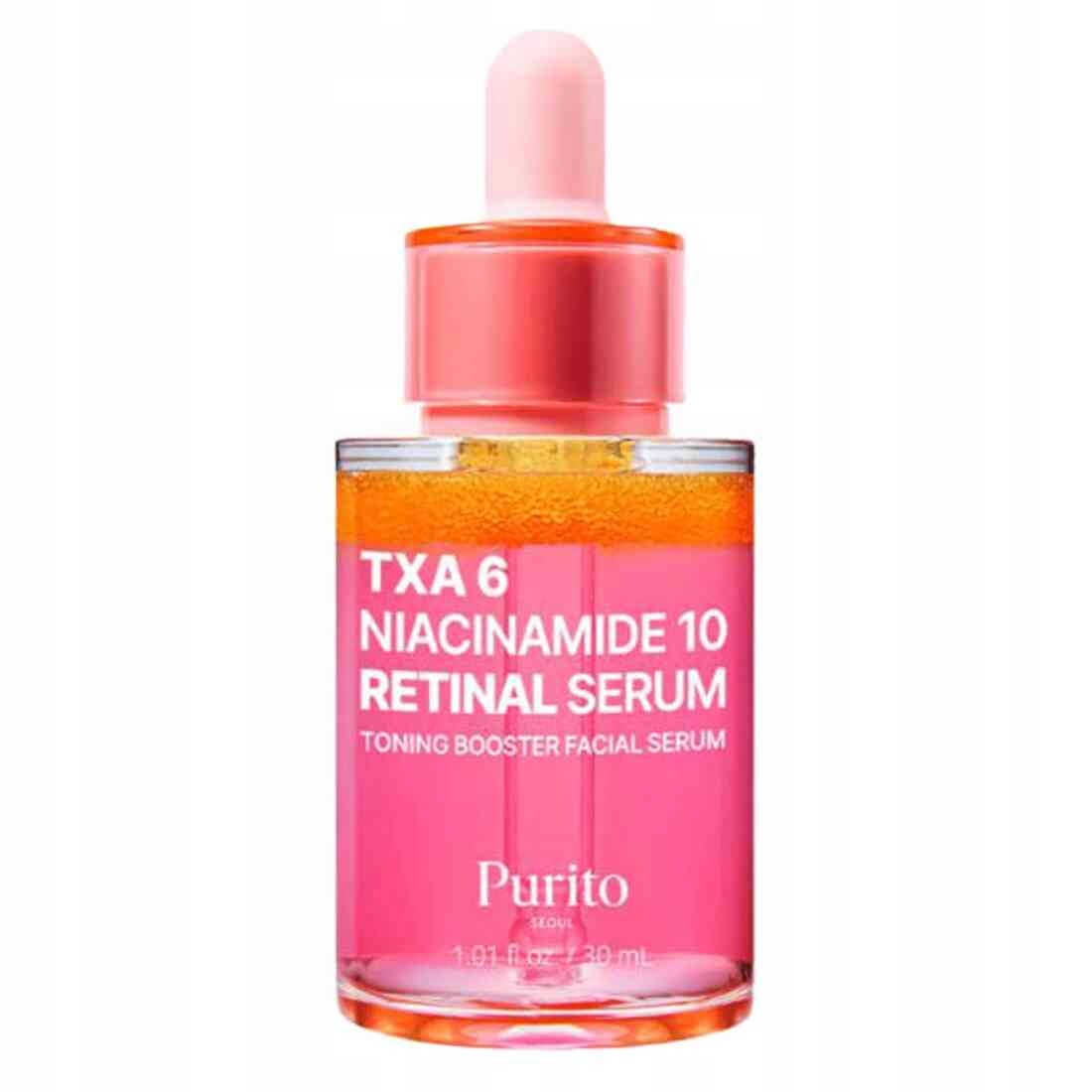 Purito Txa 6 Niacinamide 10 Retinal Rozjasňující sérum na obličej 30 ml