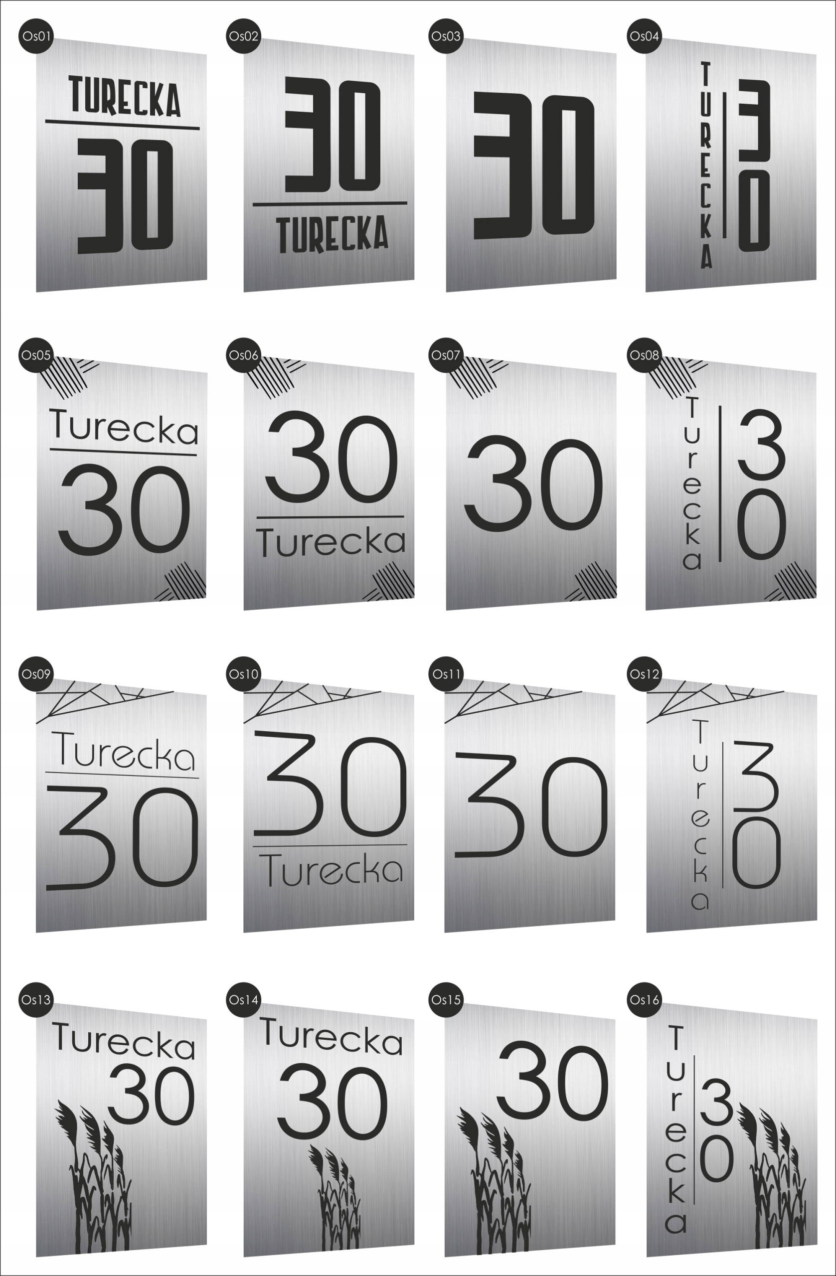 Tabliczka Tablica ADRESOWA nierdzewna dibomd 40x30 NUMER NA DOM złota Kod producenta Numer na Dom Tablica Adresowa