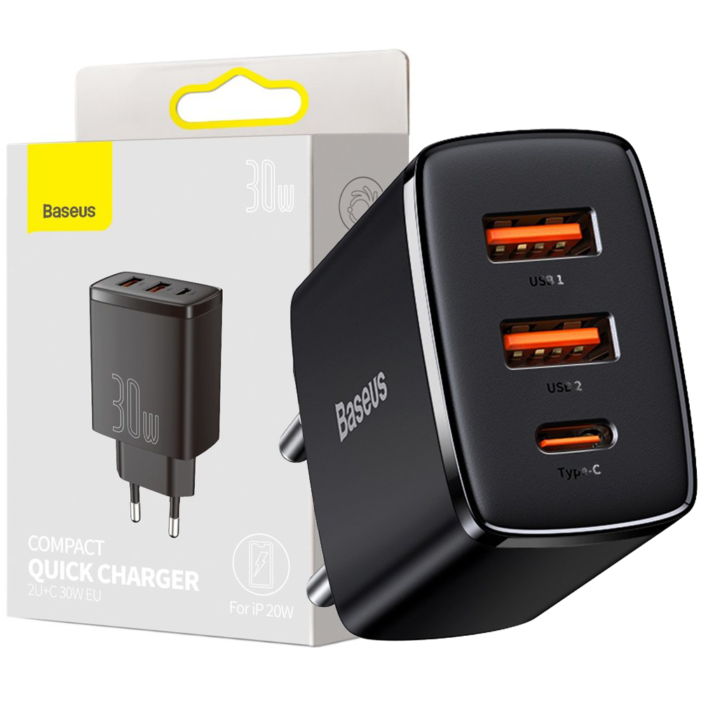 

Baseus Ładowarka 30W iPhone 8 X Xs Xr 11 12 13 Pro