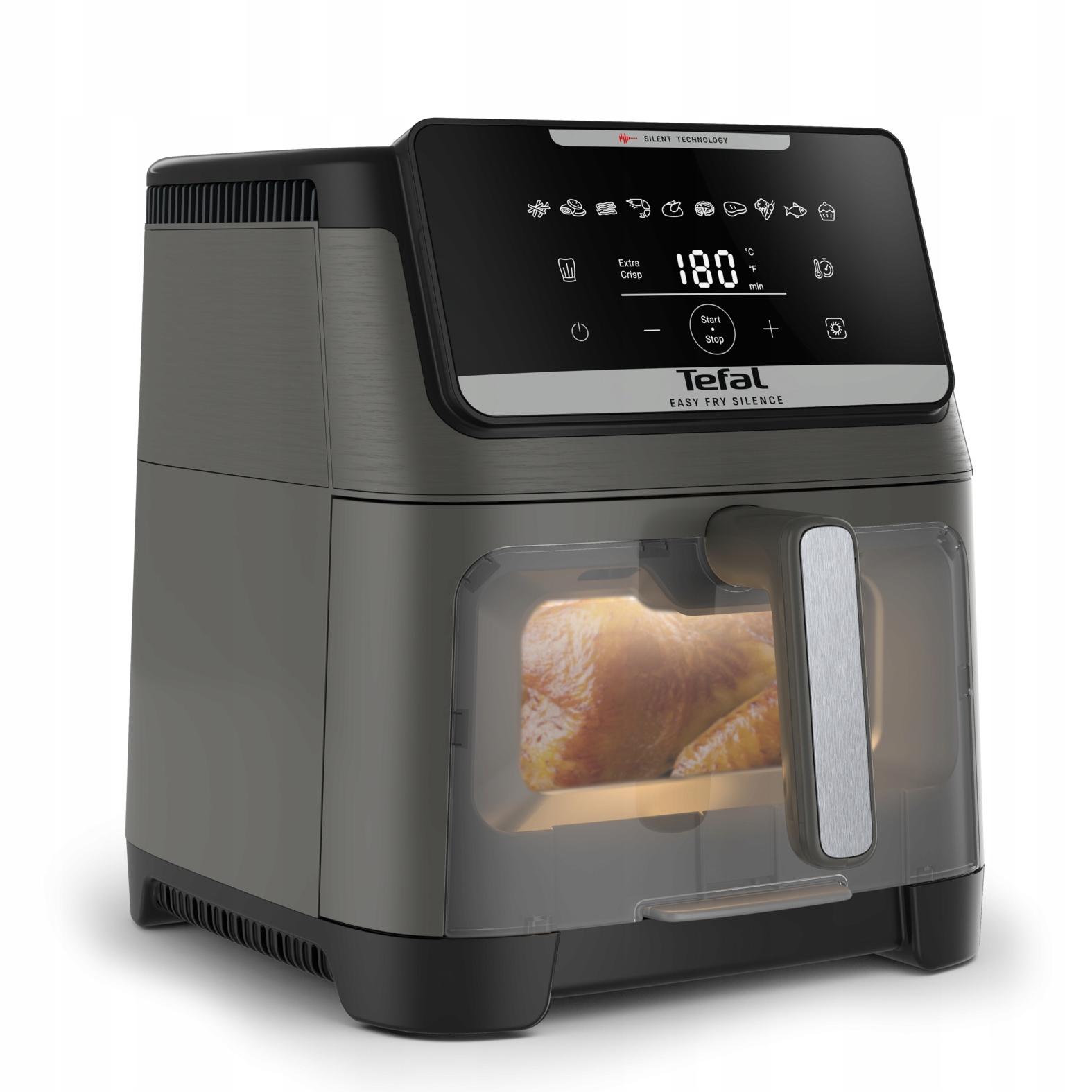 Frytkownica beztłuszczowa Tefal Easy Fry Silence EY846HE 7l 1800W Air Fryer