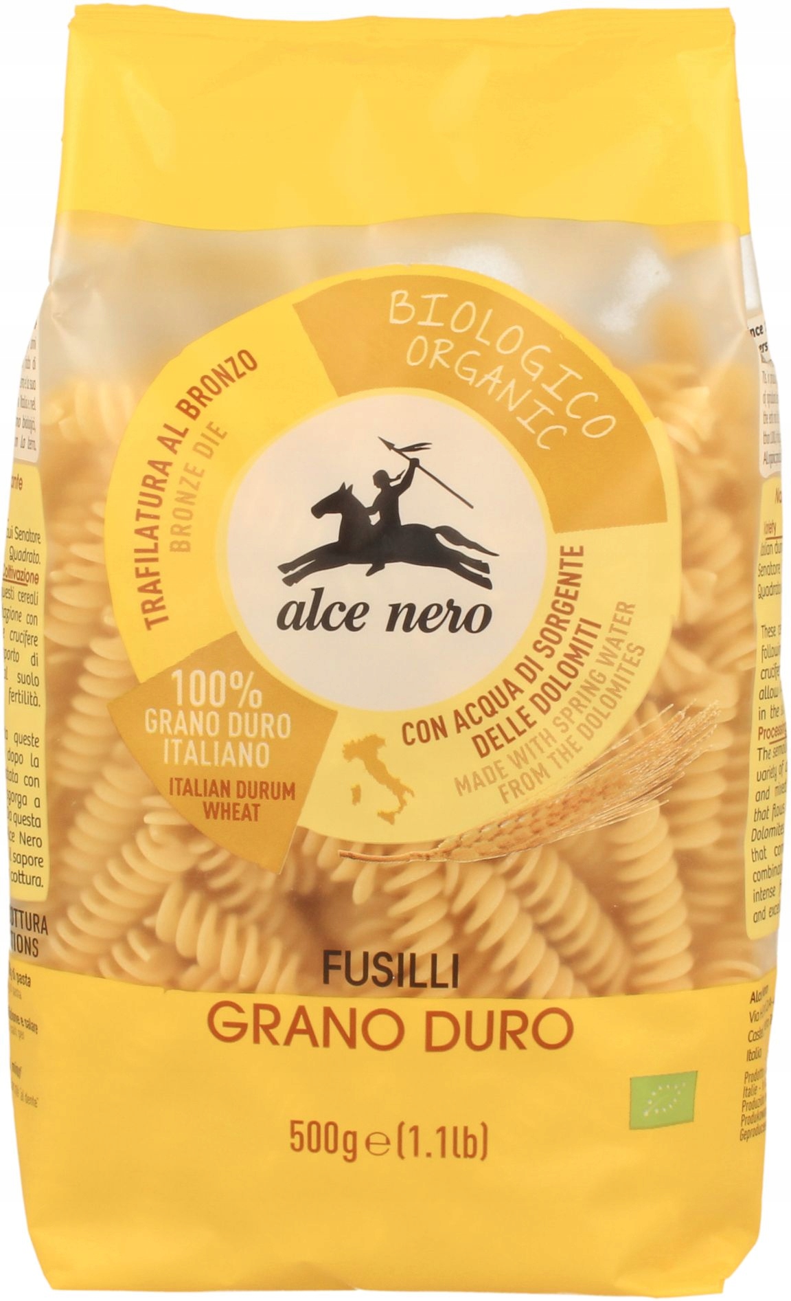 Levně 3X Alce Nero Těstoviny fusilli Bio 500 g
