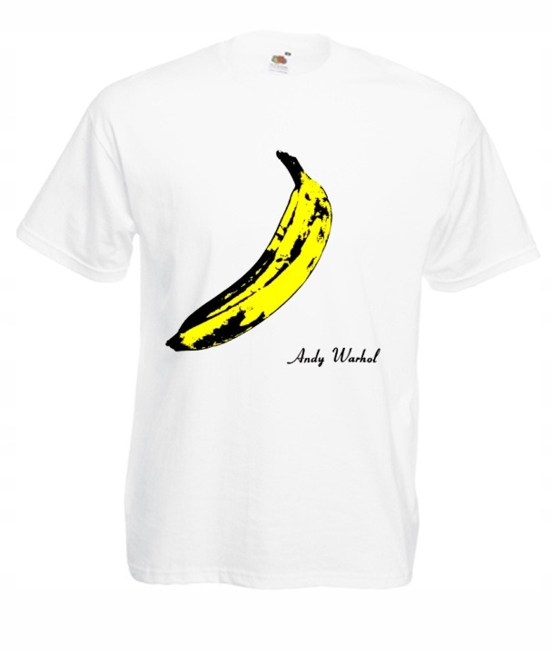 

Kolorowe Koszulki Andy Warhol Banan Pop Art