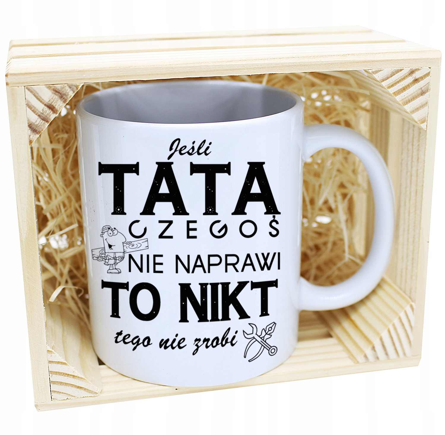 

Kubek W Skrzynce Dzień Ojca Taty Tata