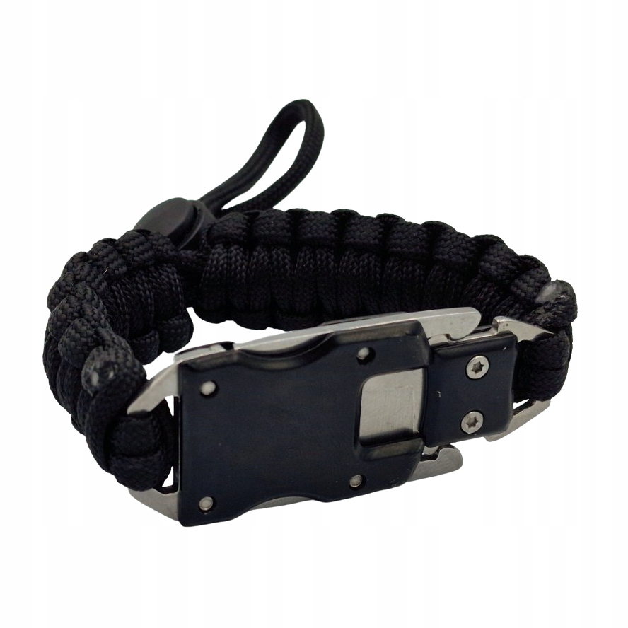 

Opaska Bransoletka Survival Paracord Z Nożem