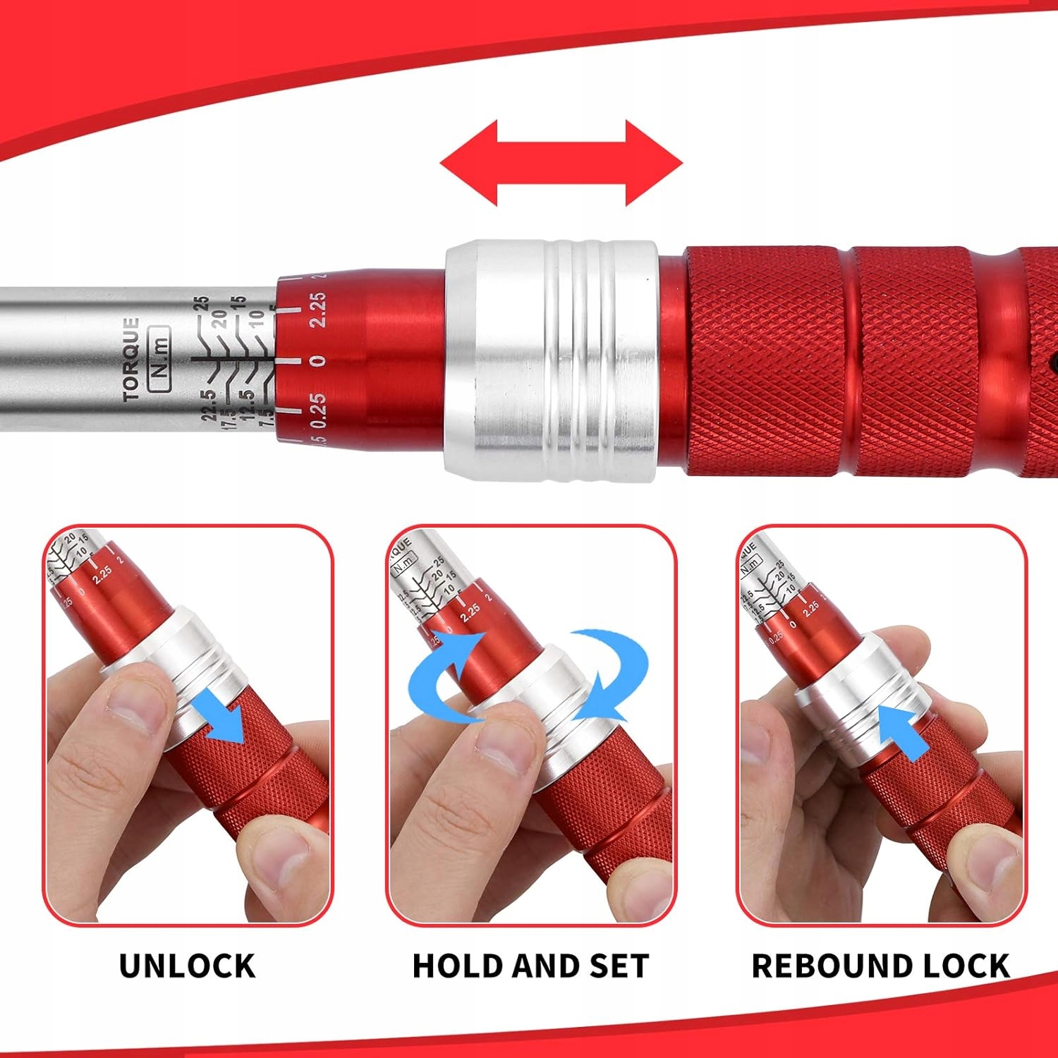 KLUCZ DYNAMOMETRYCZNY VANPO 5-25NM WIELKI ZESTAW WALIZKA GRZECHOTKA PRO Stan opakowania oryginalne