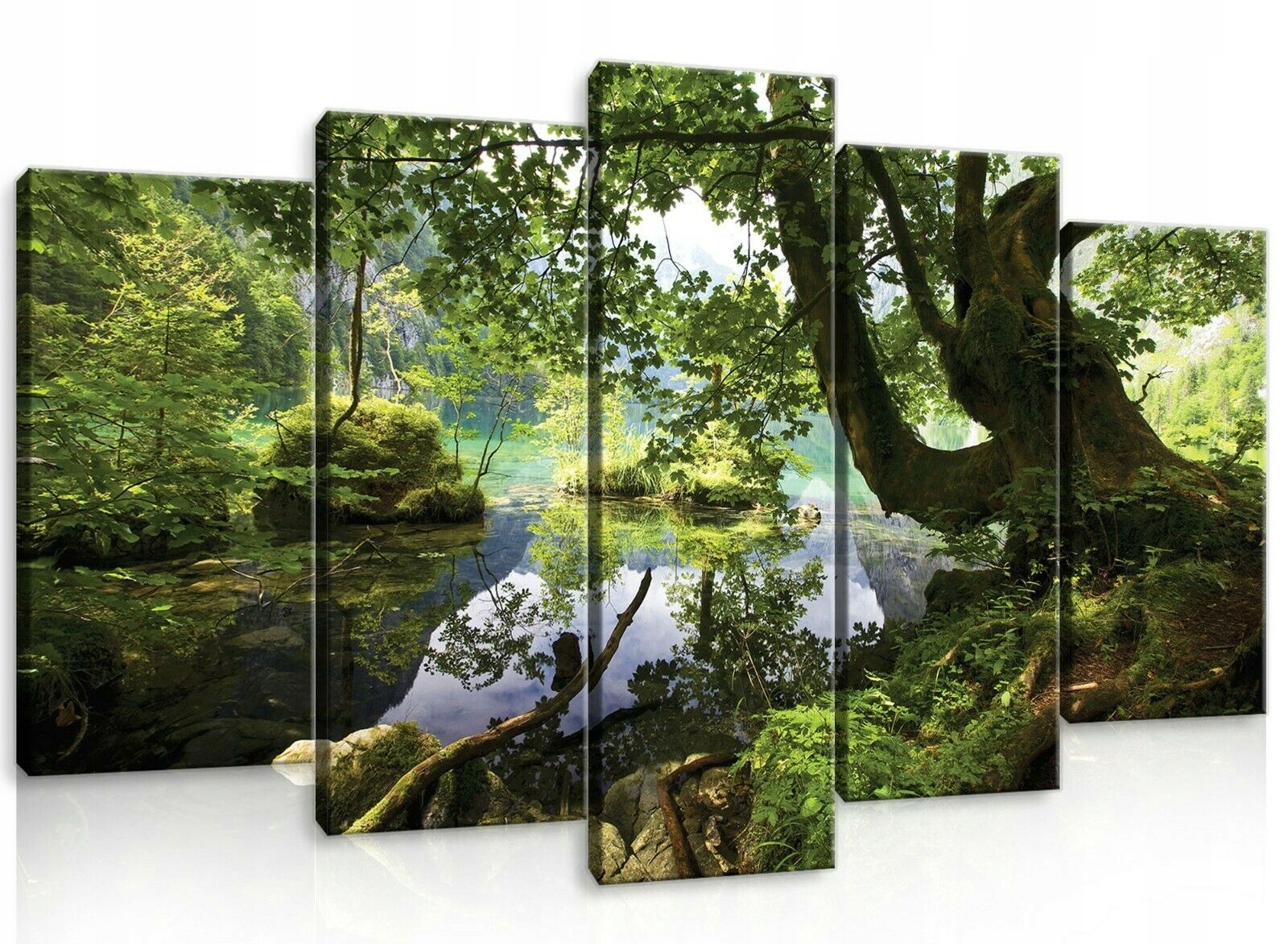 Obraz Na Plátně Canvas 100x60 Les Voda Krajina