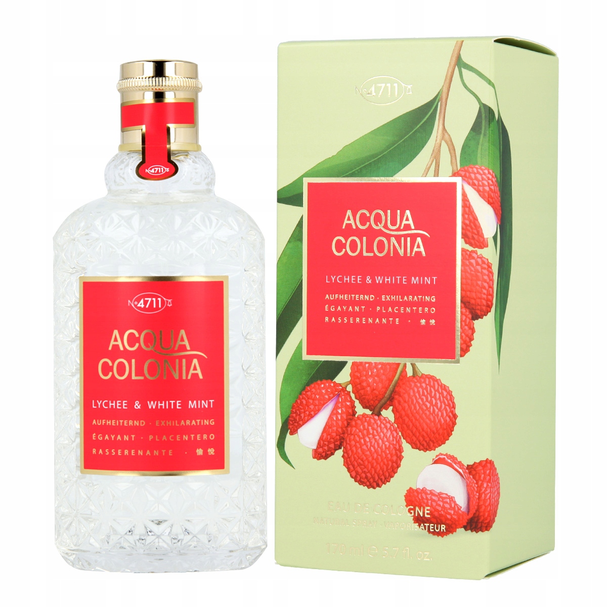 4711 Acqua Colonia Lychee & White Mint Edc 170 ml Unisex