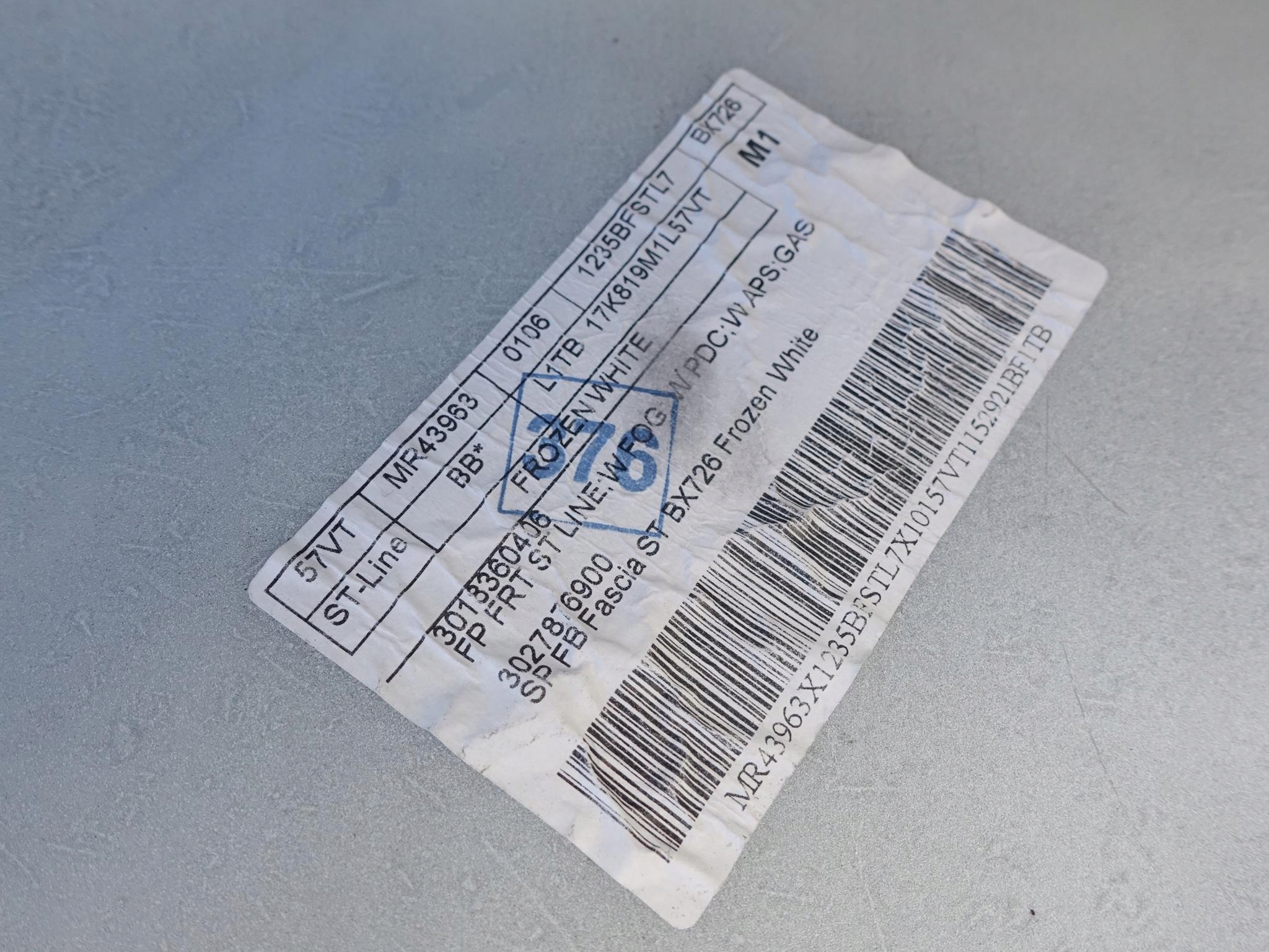 FORD PUMA II 19- MK2 ST-LINE bumper front *PDC*