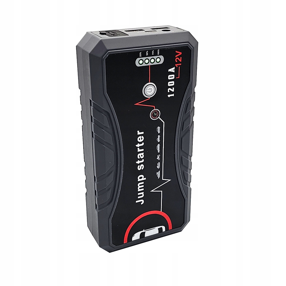ROZRUCH POWERBANK ROZRUSZNIK BOOSTER CAR JUMP STARTER 1200A LCD + ŁADOWARKA EAN (GTIN) 5904422193652