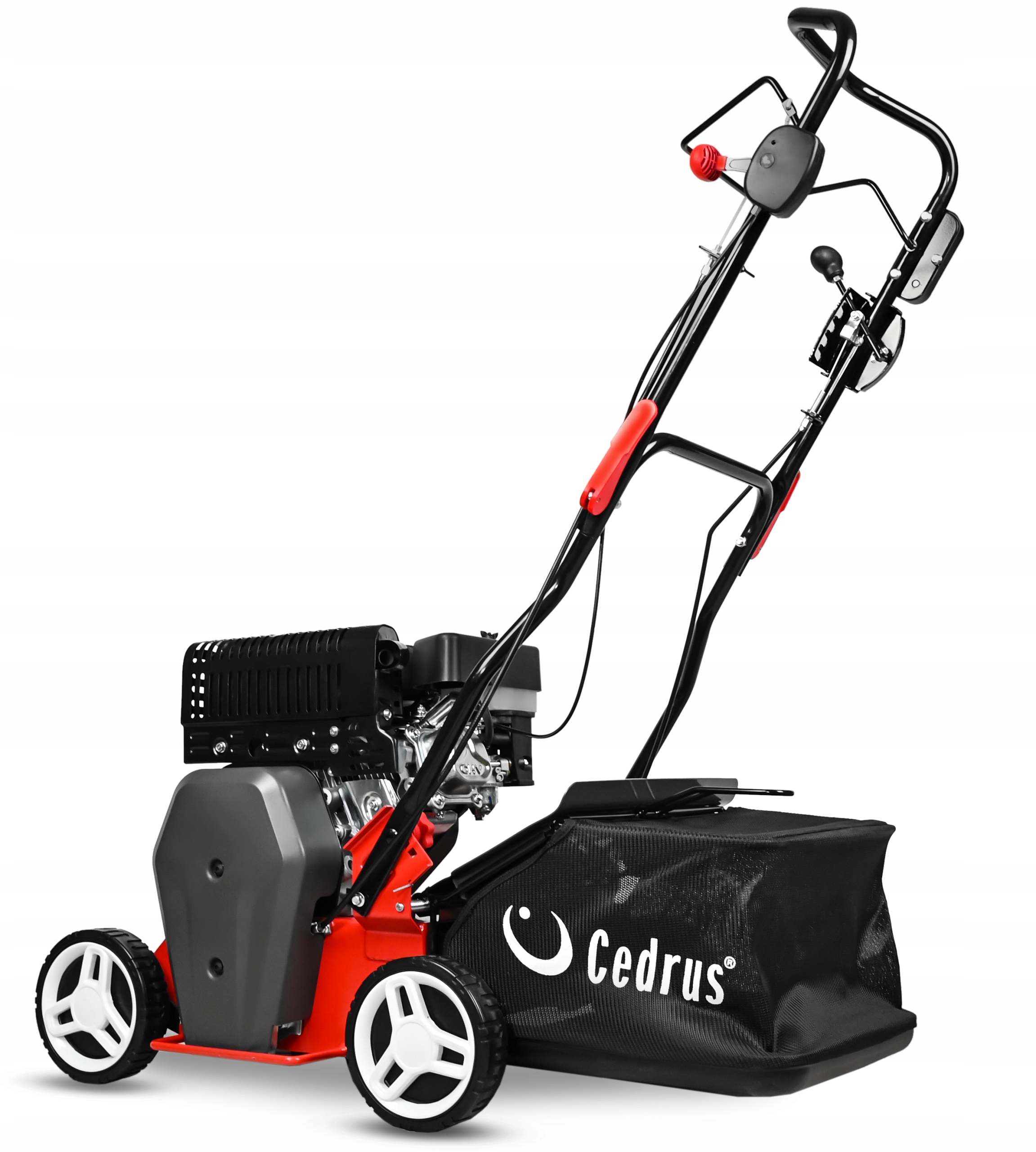 NIEZAWODNY WERTYKULATOR SPALINOWY CEDRUS 40CM DUŻY KOSZ ZESTAW OLEJ PRO XXL Moc silnika 4000 W