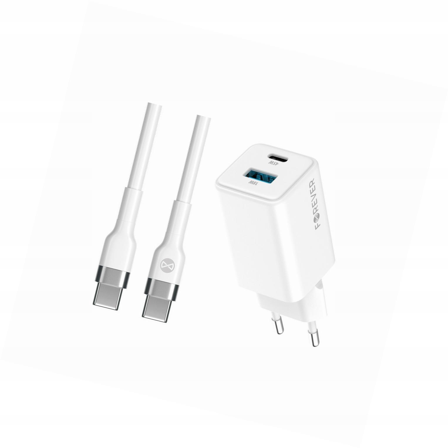 Szybka ładowarka GaN 45W 2 wejścia z kablem 2m do Huawei Pura 70 Ultra
