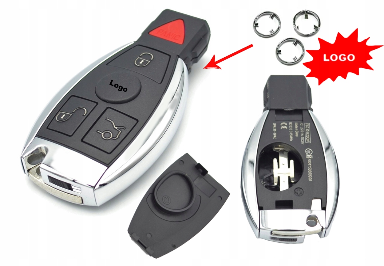 Mercedes kluczyk pilot obudowa VITO VIANO SPRINTER +LOGO