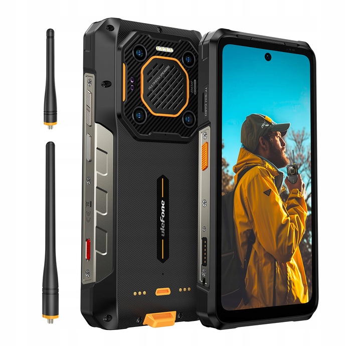 Odolný Smartphone Ulefone Armor 26 Ultra s vysílačkou, 5G, 12GB/512GB, Černý