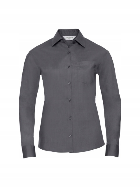 Dámská košile s dlouhým rukávem Russell Convoy Grey M