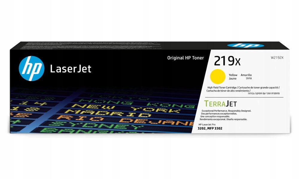 Hp toner originální 219X žlutý, high capacity, 2500str.