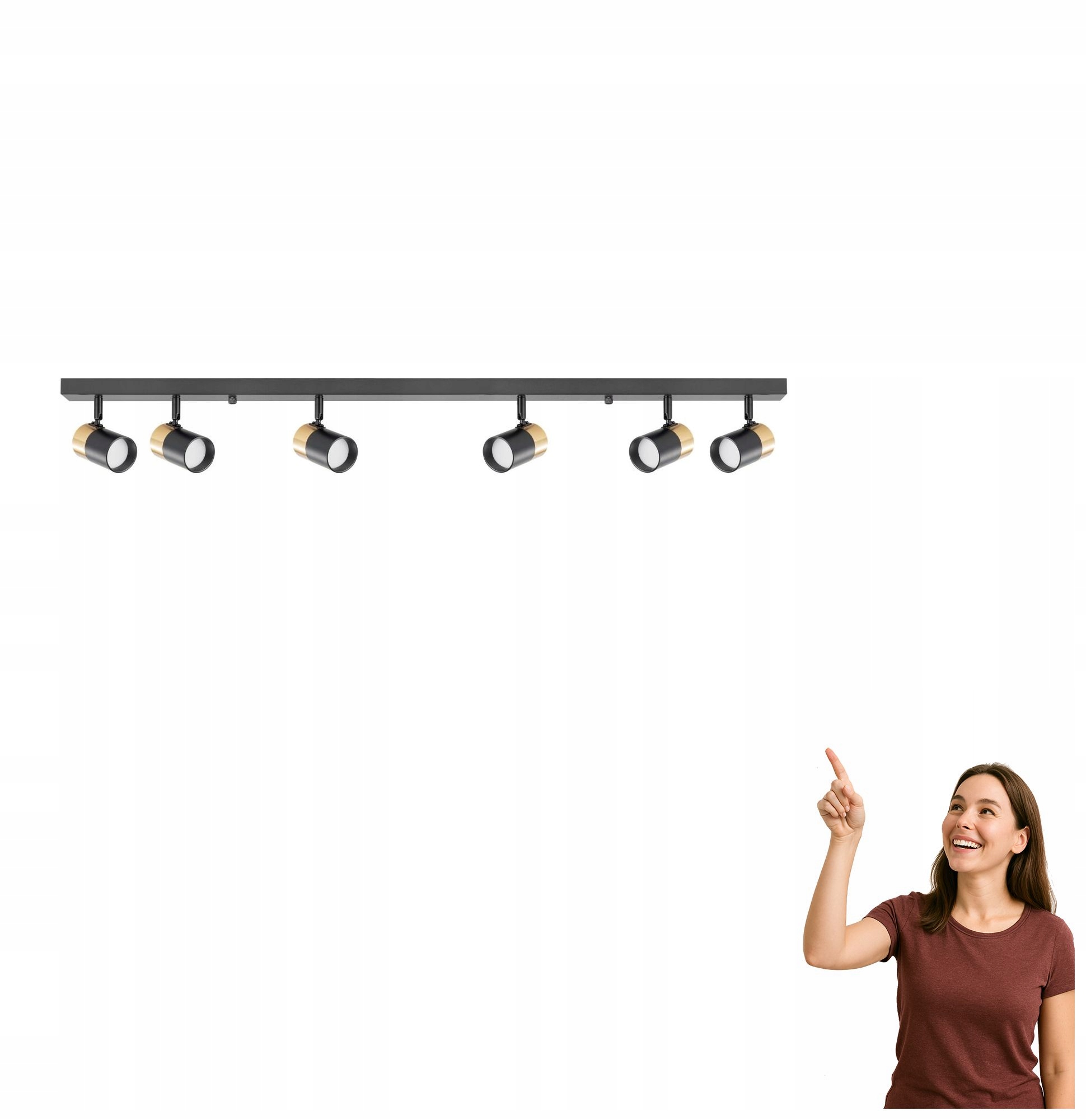 Lampa reflektor spot Fori OB-2204BD-6-BK Zuma Line