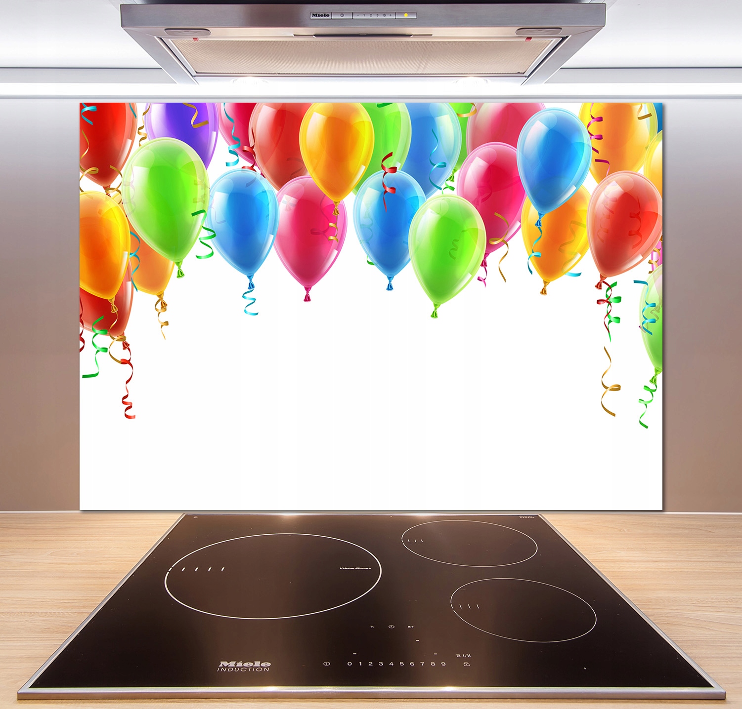 

Panel do kuchni Kolorowe balony 100x70 cm + Klej