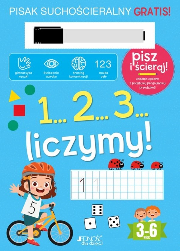 

1...2...3... Liczymy! pisak suchościeralny