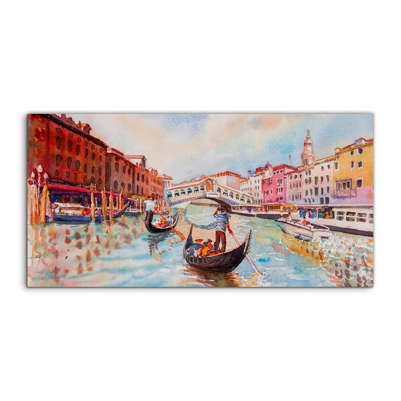 

Fotoobraz 120x60 nowoczesny Łódka Wenecja Włochy