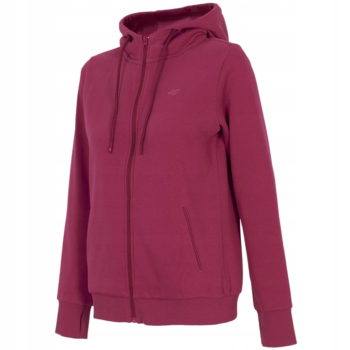 

4F Damska Bluza Dresowa Rozpinana Z Kapturem Sport