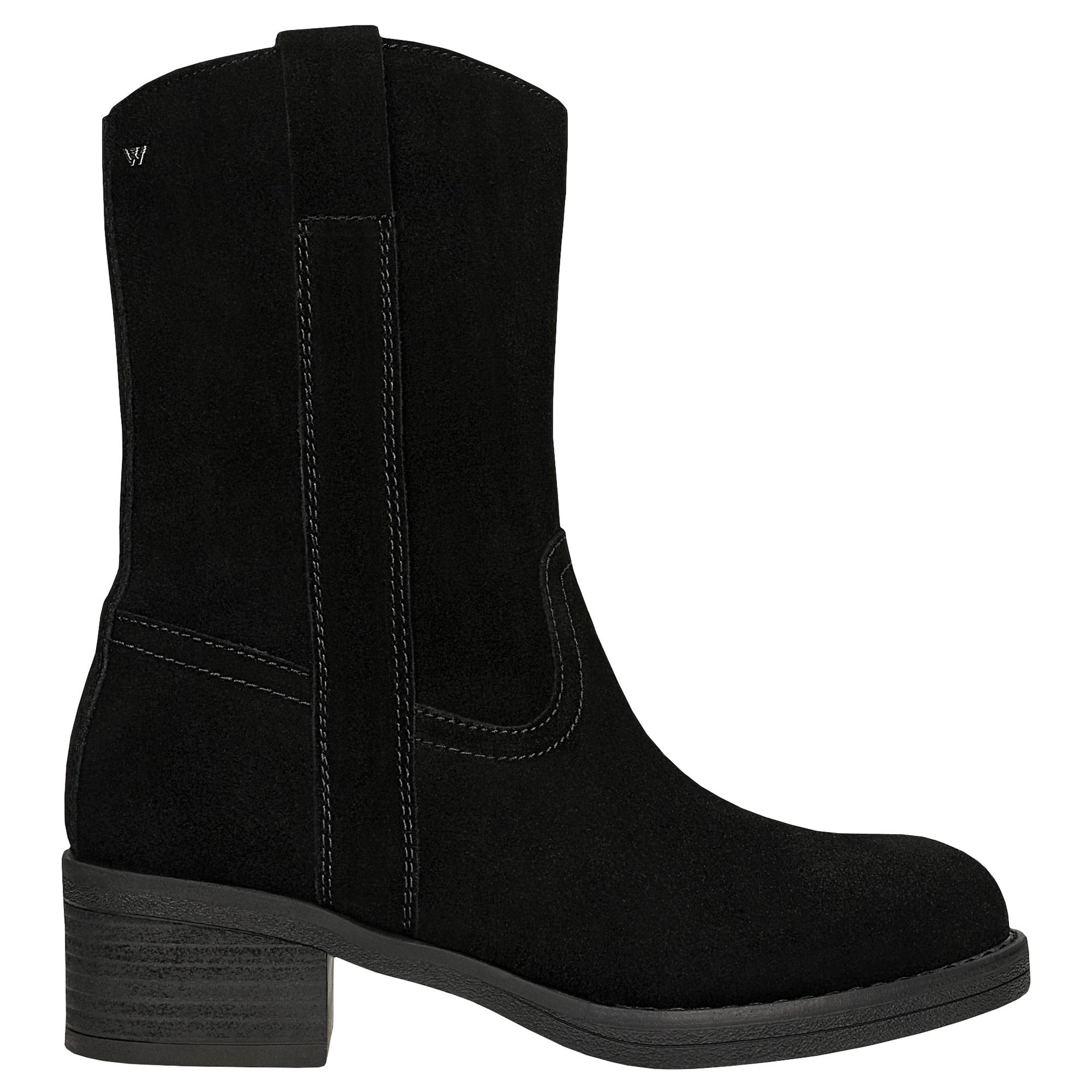 Černé dámské kotníkové boty se zapínáním na zip, vel.