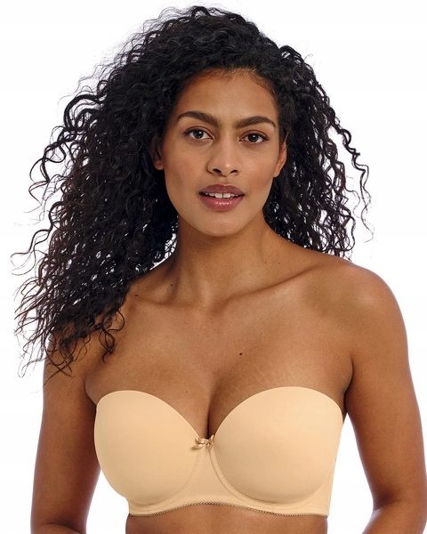 Deco podprsenka bez ramínek v tělové barvě 36E