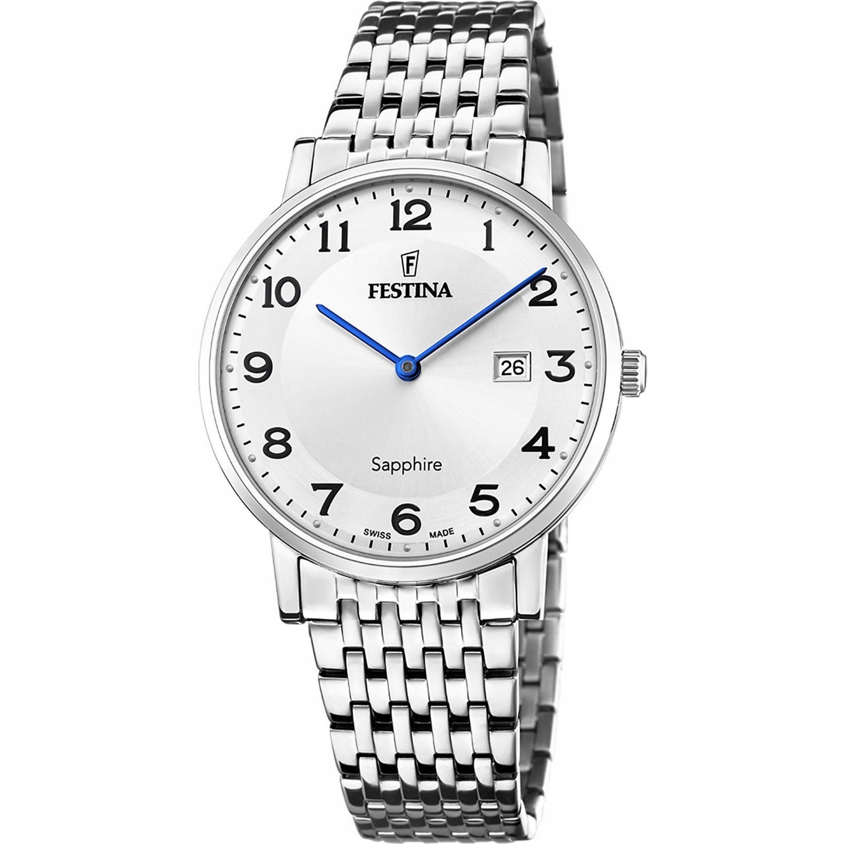Festina Swiss Made 20018/4 Hodinky na náramku s datumovkou