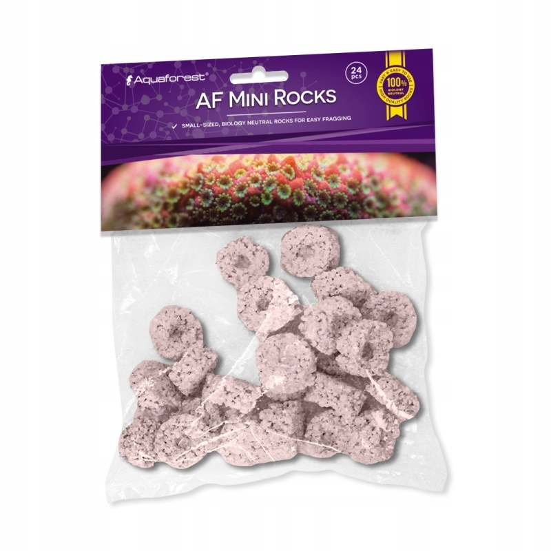 Aquaforest AF Mini Rocks Purple 24 szt