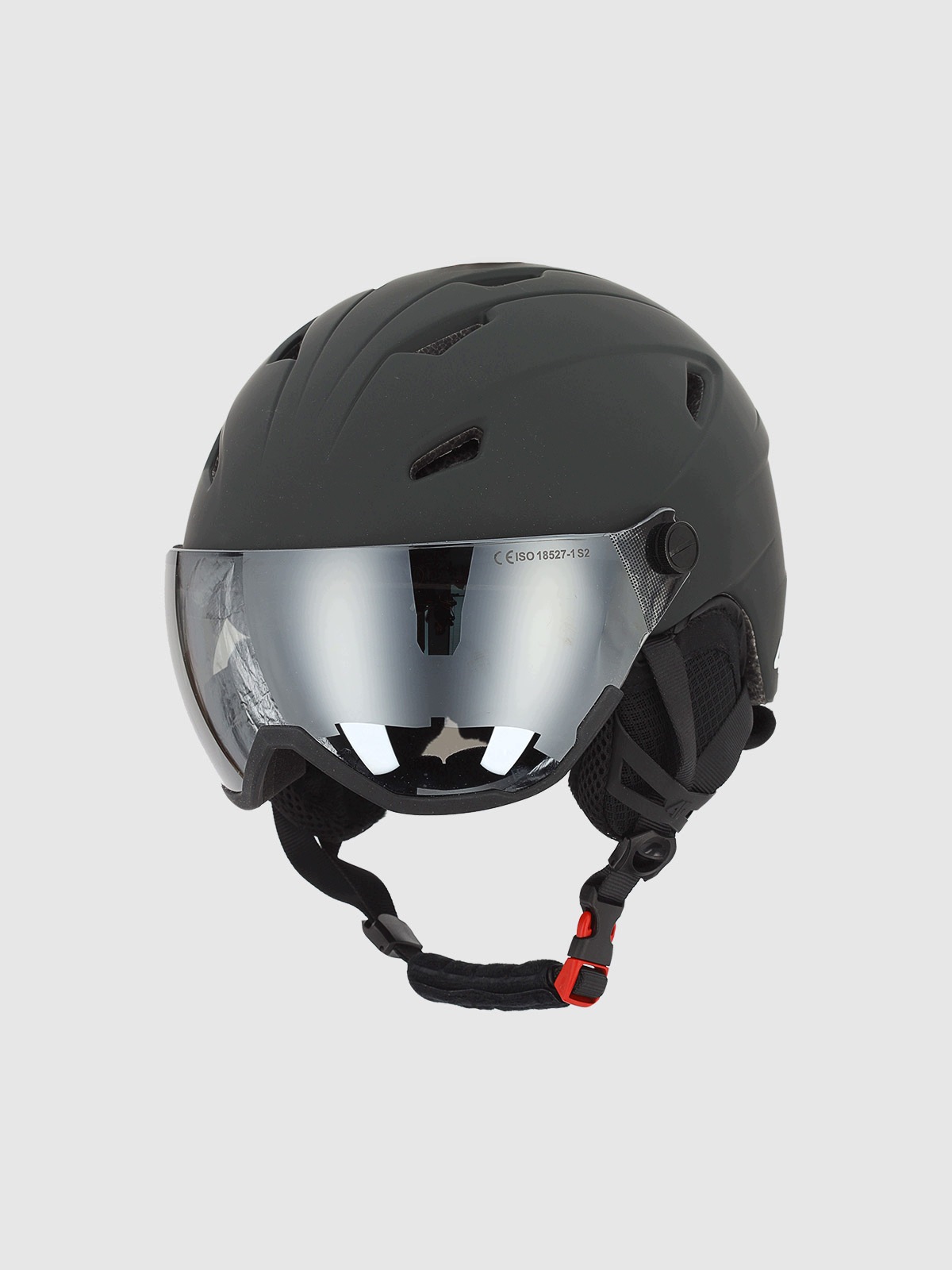 Lyžařská přilba 4F s sklem HELU131 šedá 23S S/m 55-59 cm