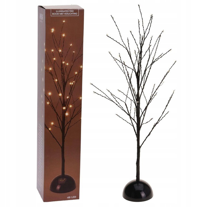 

Drzewko świąteczne Ozdoba Loft z lampkami Led 60cm