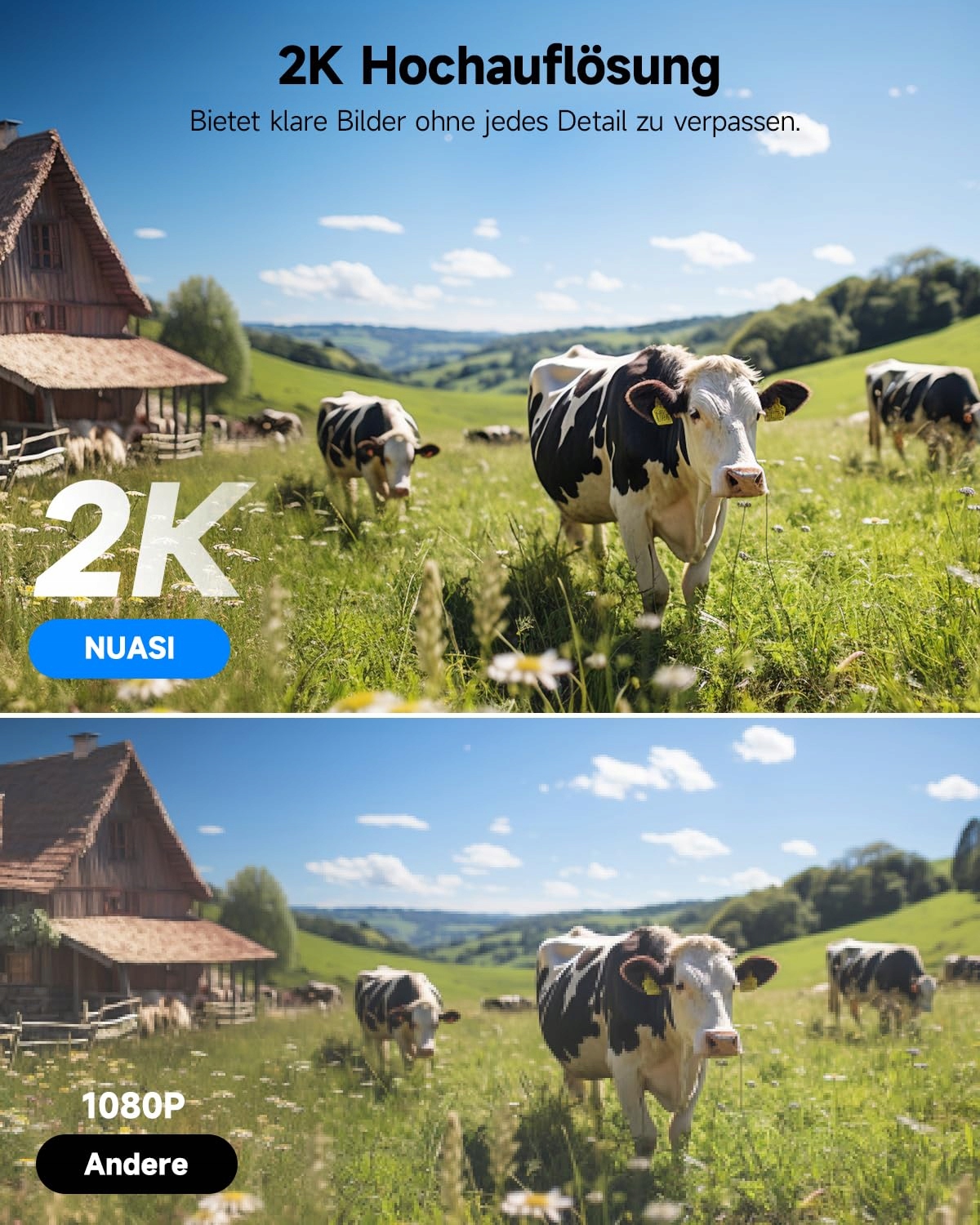 NUASI KAMERA ZEWNĘTRZNA SOLARNA 4G LTE 2K HD PTZ SIM 128GB IP66 — miniatura 5