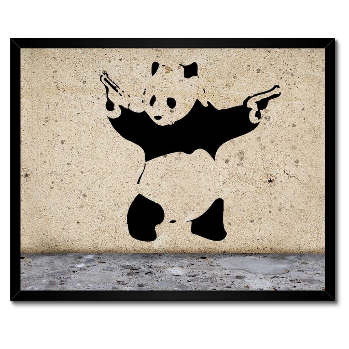 Plakáty v rámu 50x40 Banksy Panda
