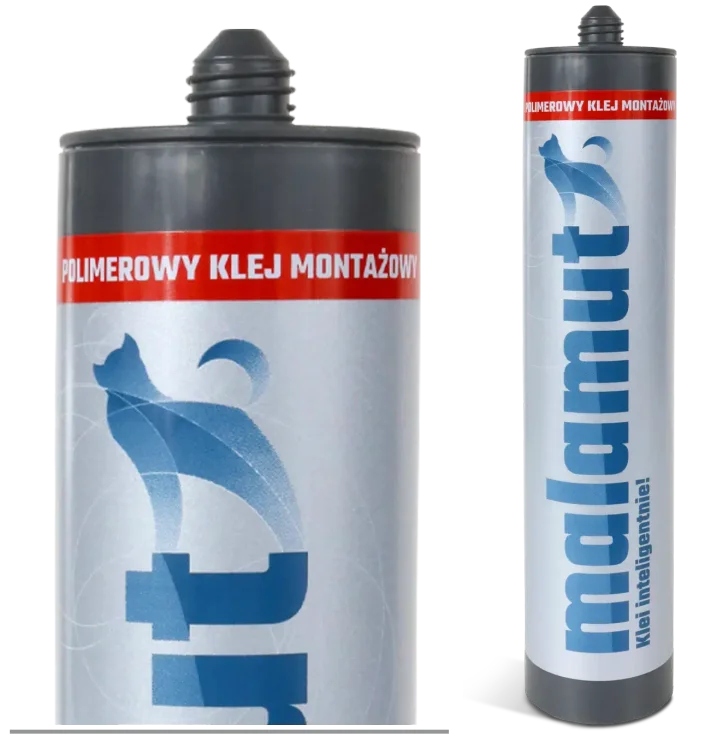 12 x Klej montażowy Rawlplug Malamut mocny biały polimerowy 290 ml