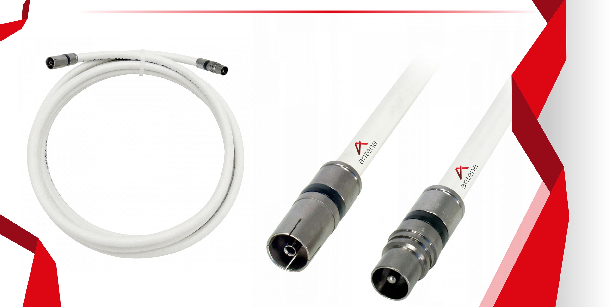 Kabel antenowy Wtyk i Gniazdo Antenowe 14M Model Kabel antenowy połączeniowy ze złączami 14m