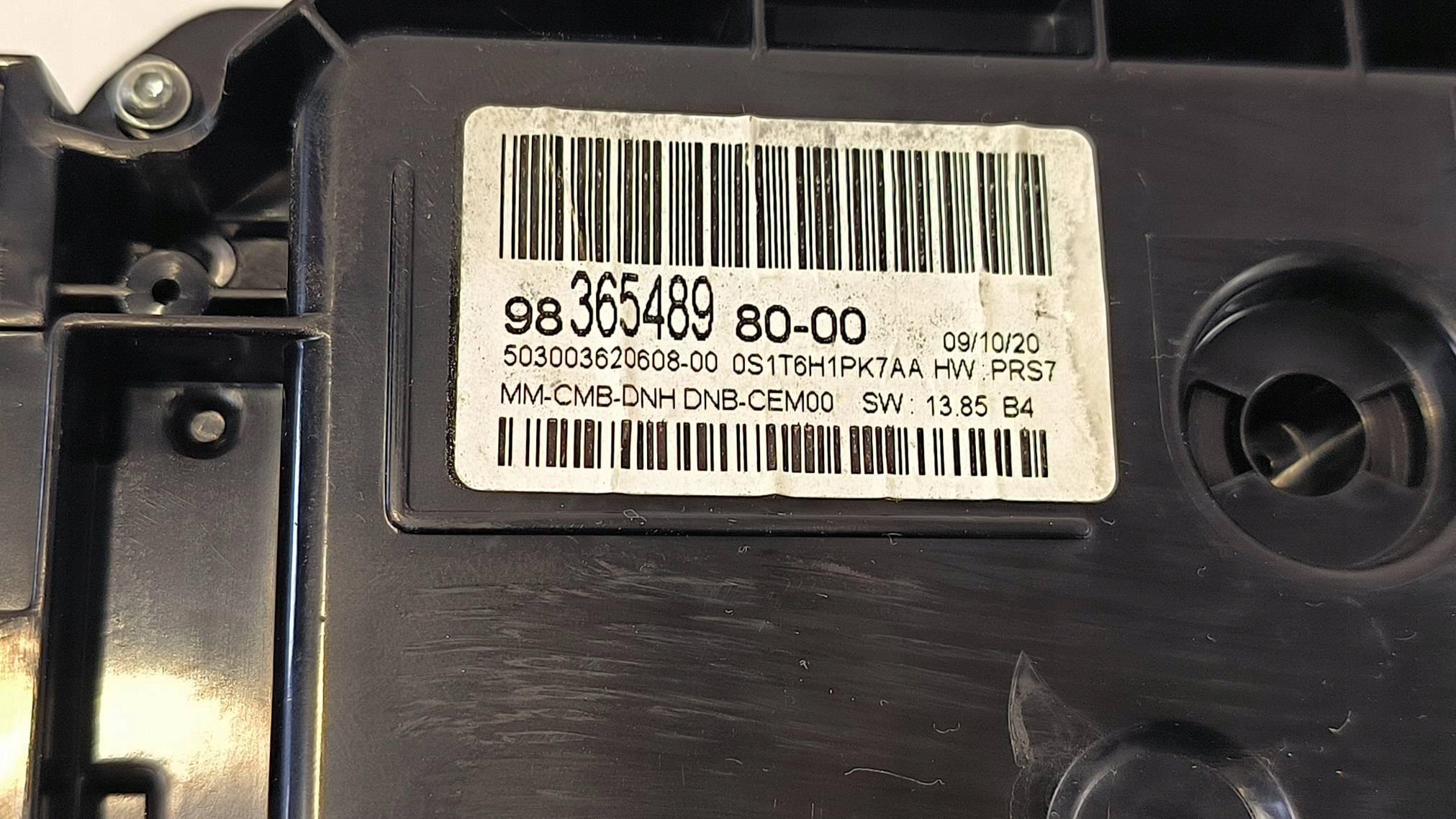 dials clock display EU 9836548980-00 PEUGEOT 508 II