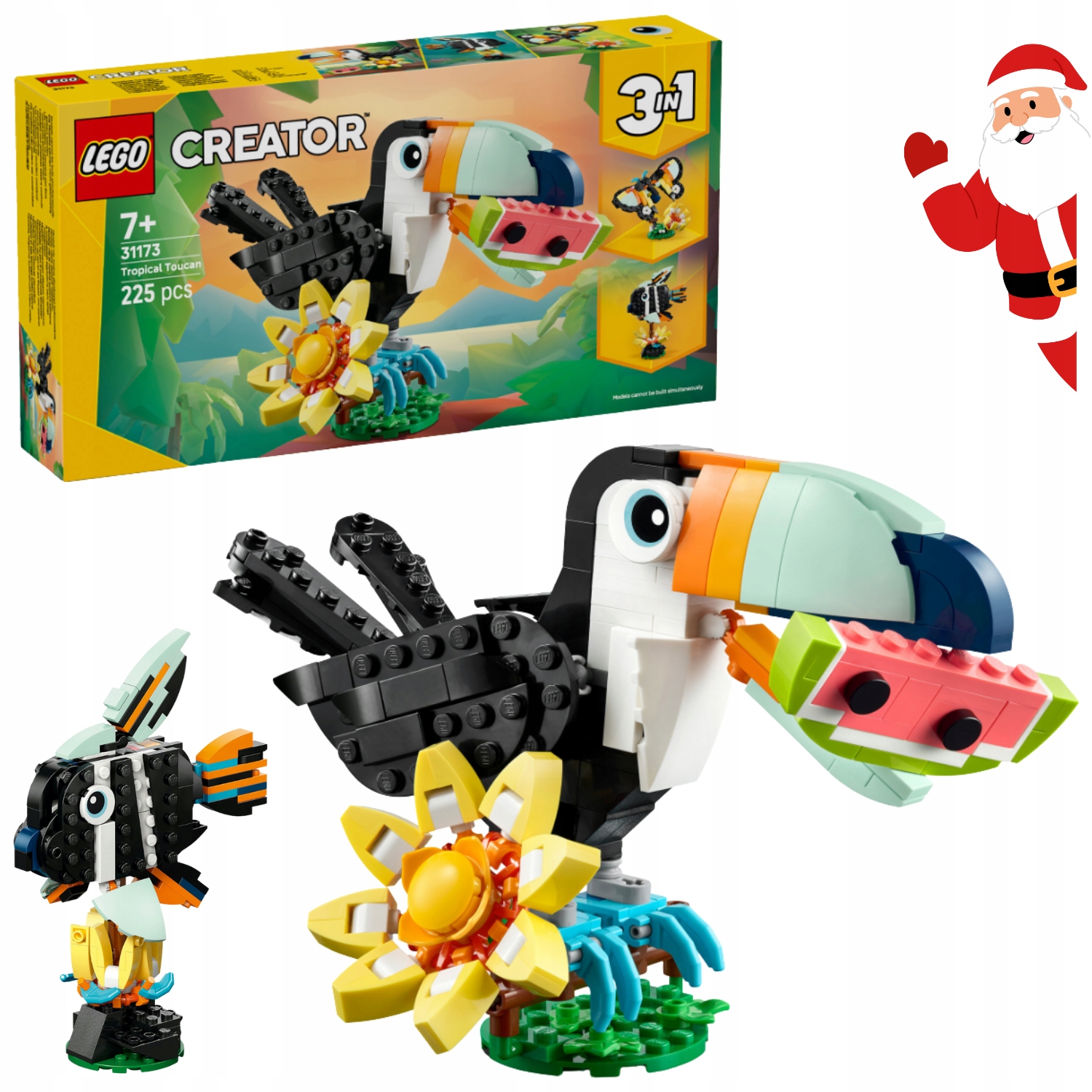 Klocki Lego Creator 3 W 1 Dzikie Zwierzęta Tropikalny Tukan 31173 Dzieci