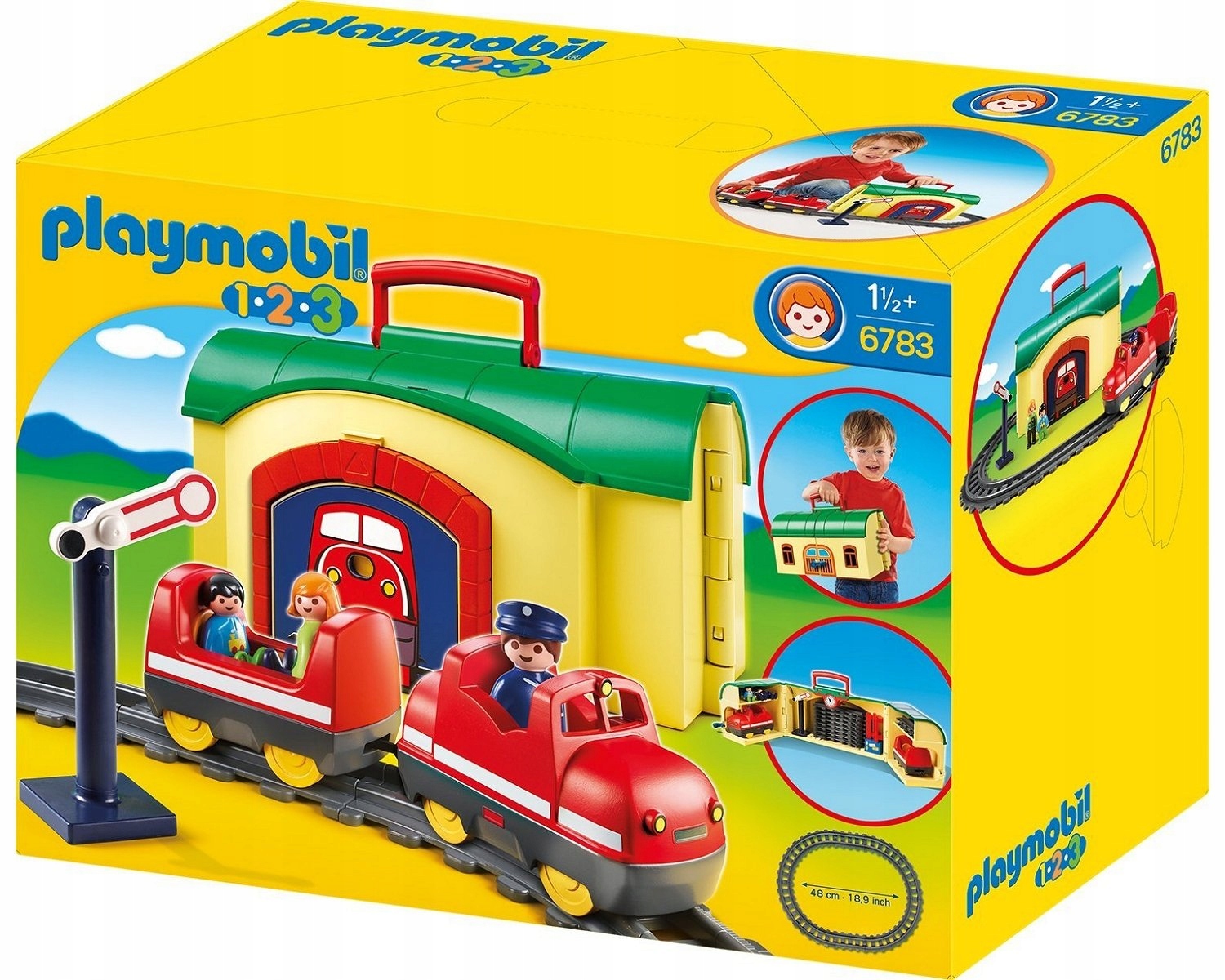 1.2.3 Moja przenośna kolejka, zestaw +1, 5 lata (6783)