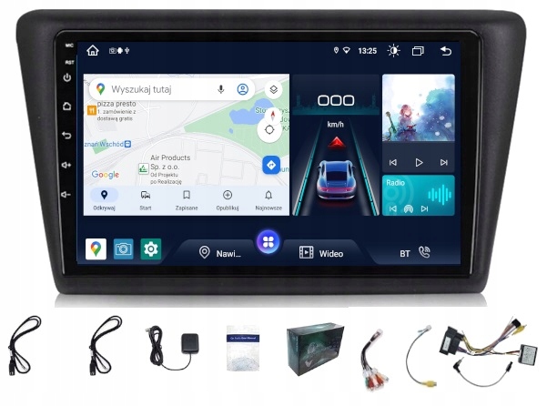 Rádio Navigácia Gps Skoda Seat Toledo IV 2012-18 Wifi Carplay Usb 4GB 64GB