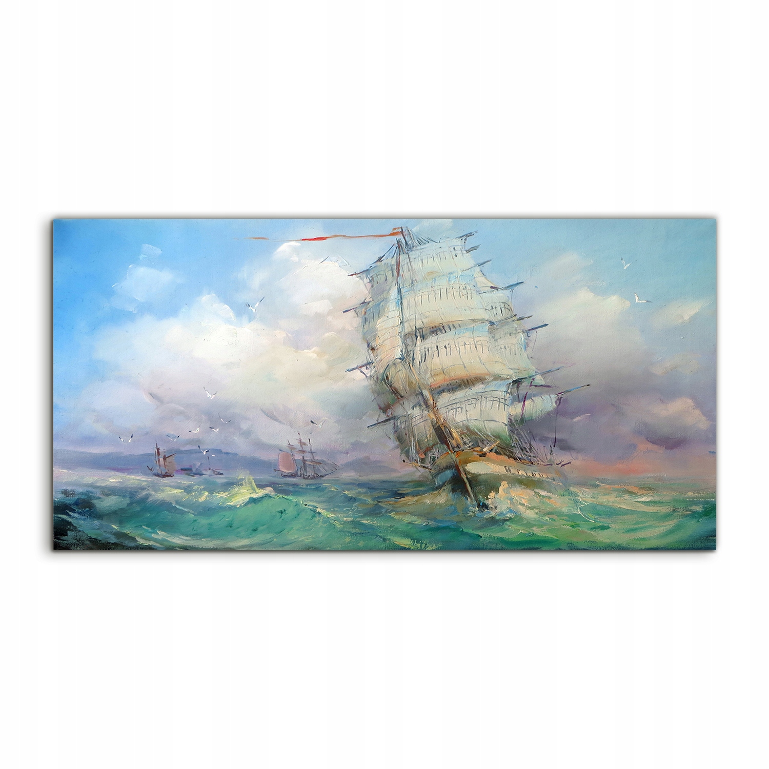 

Obraz akryl 140x70 nowoczesny Ocean Statek Sztorm