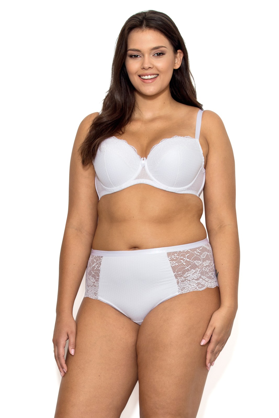 

Biustonosz full cup Nipplex Pia Big biały 80F