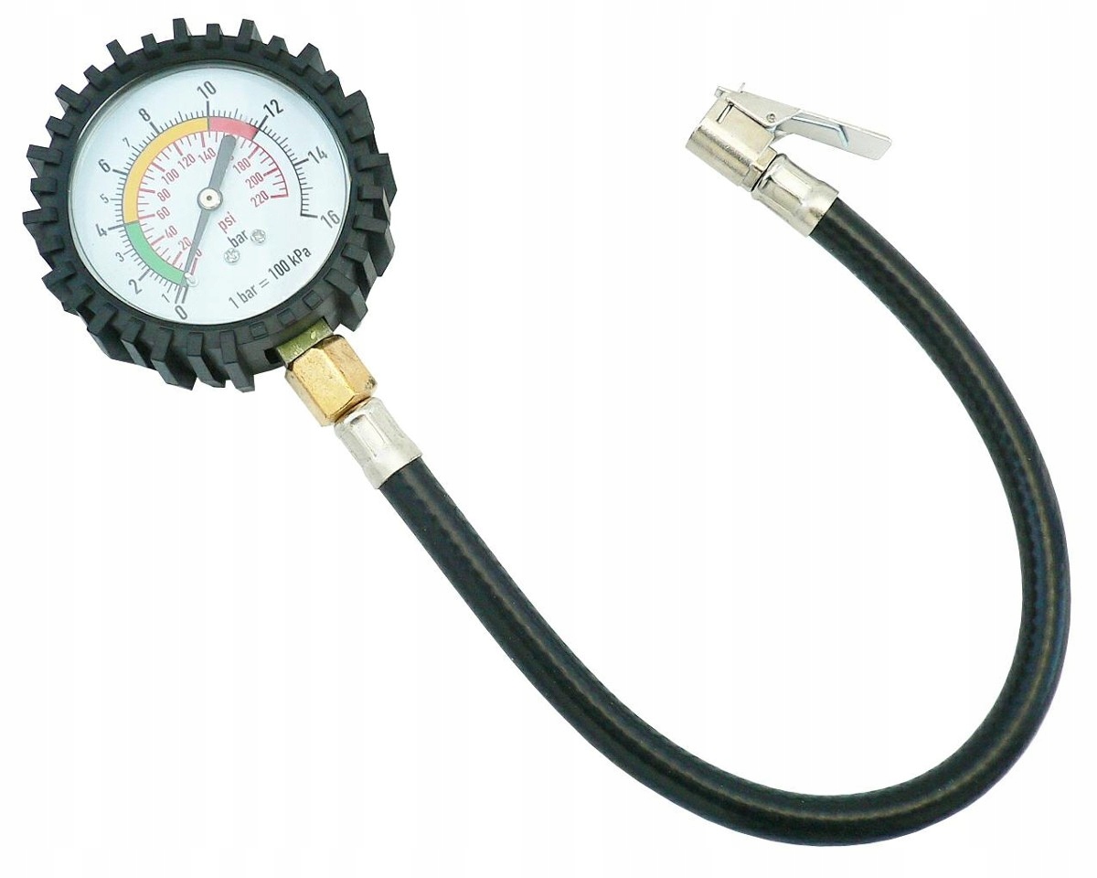 

Ciśnieniomierz Manometr 16 Bar Długi Wężyk