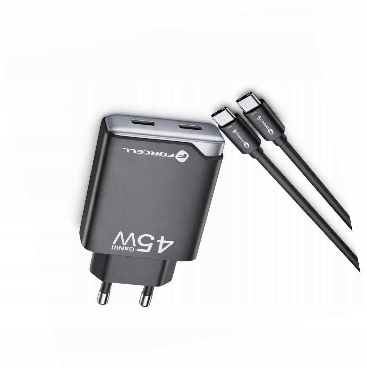 Szybka ładowarka 45W 2 porty z długim kablem 2m do Realme 14 Pro Plus 5G