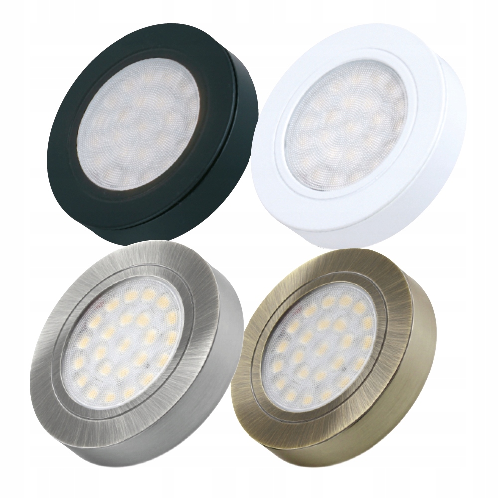 

Oprawa Oval Led Podszafkowa 2W, 12V, Biały, Czarny