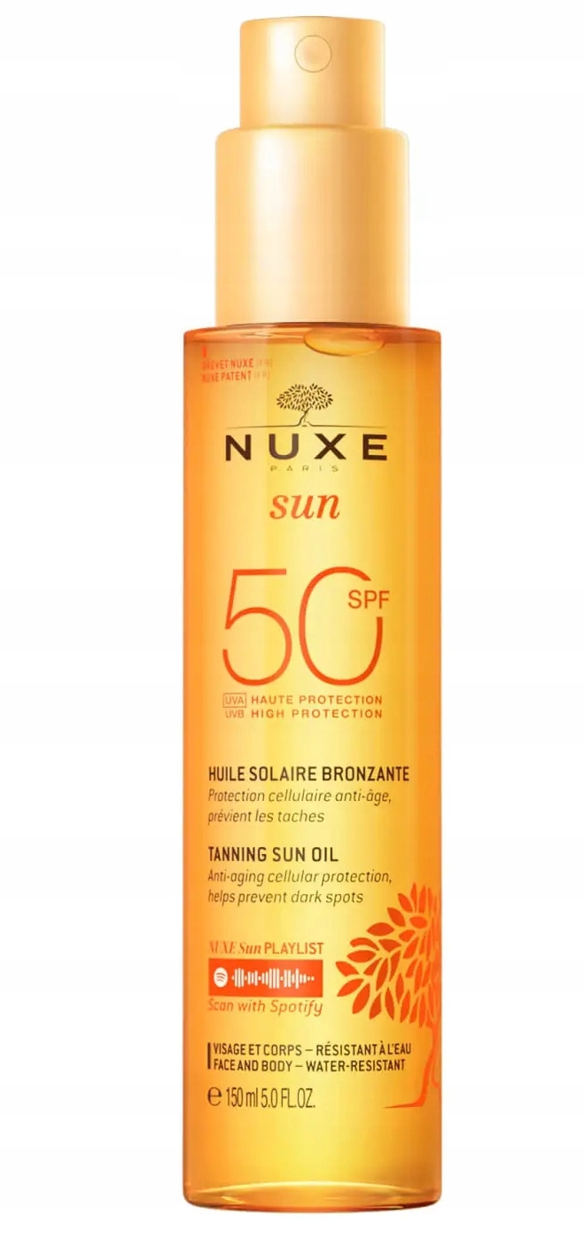 Olejek do opalania Nuxe Sun 50 Spf 150 ml