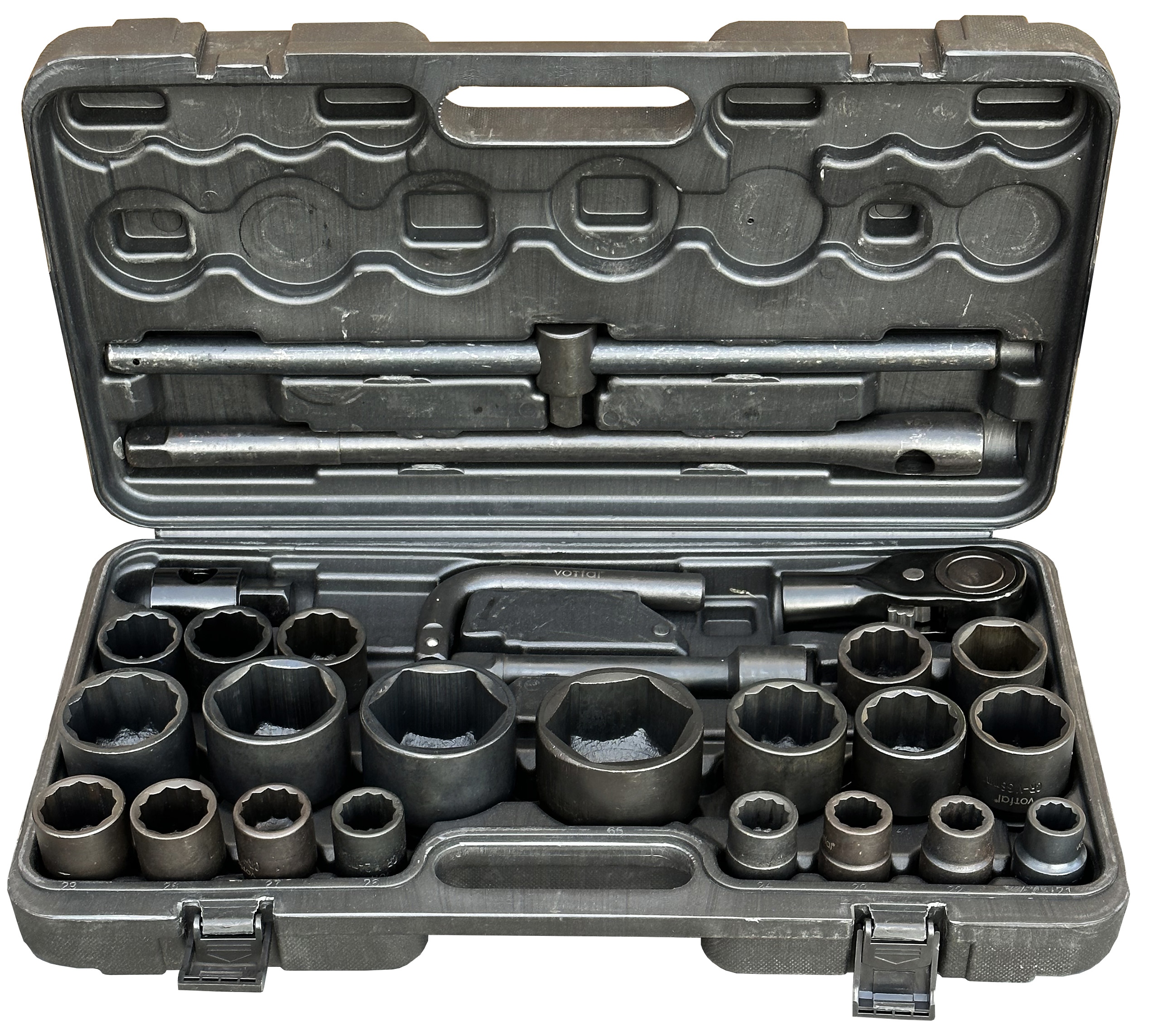 Gola sada průmyslových hlavic 3/4", 17-65 mm V08122