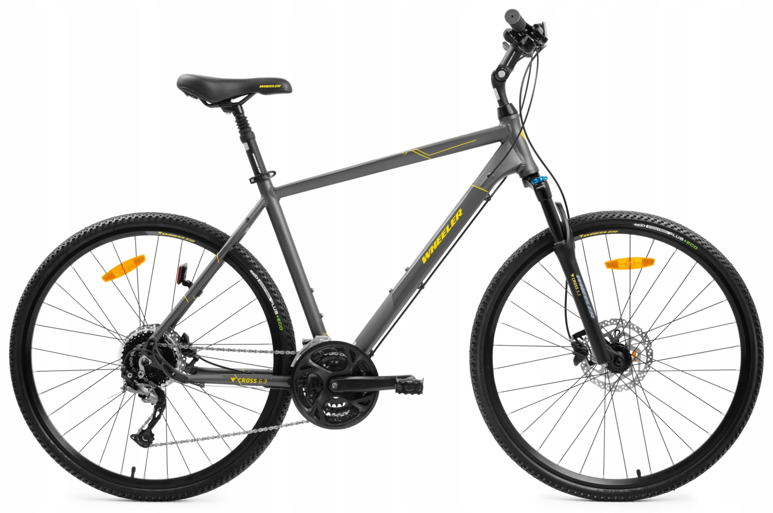 Rower crossowy Wheeler Cross 6.3 rama 52 cm koło 28 " szary 175 185 cm