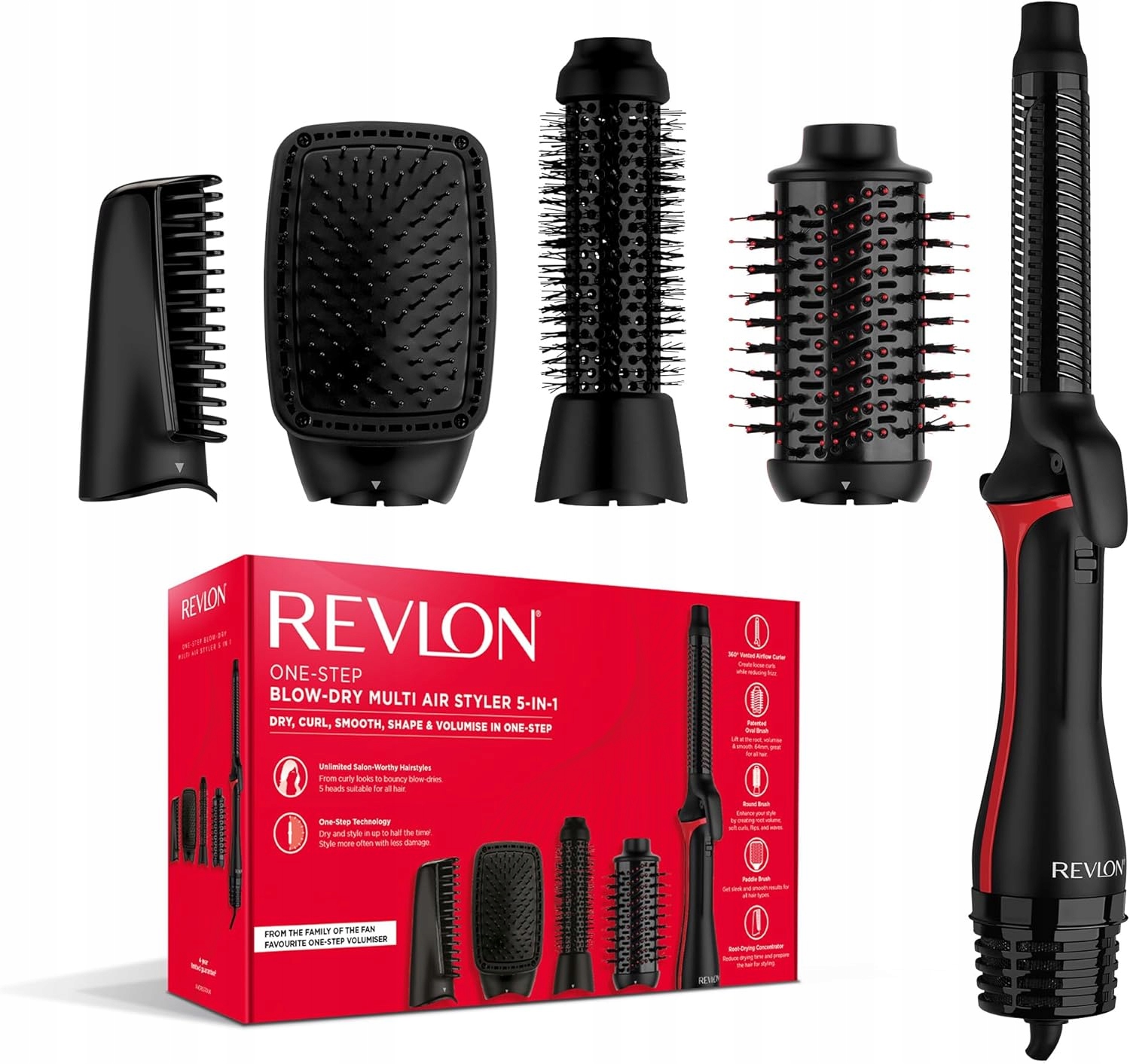 Lokówko-Suszarka Revlon One Step Blow Dry 5 w 1 RVDR5370E